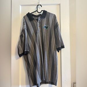 Carolina Panthers | NFL | Vintage Polo Striped